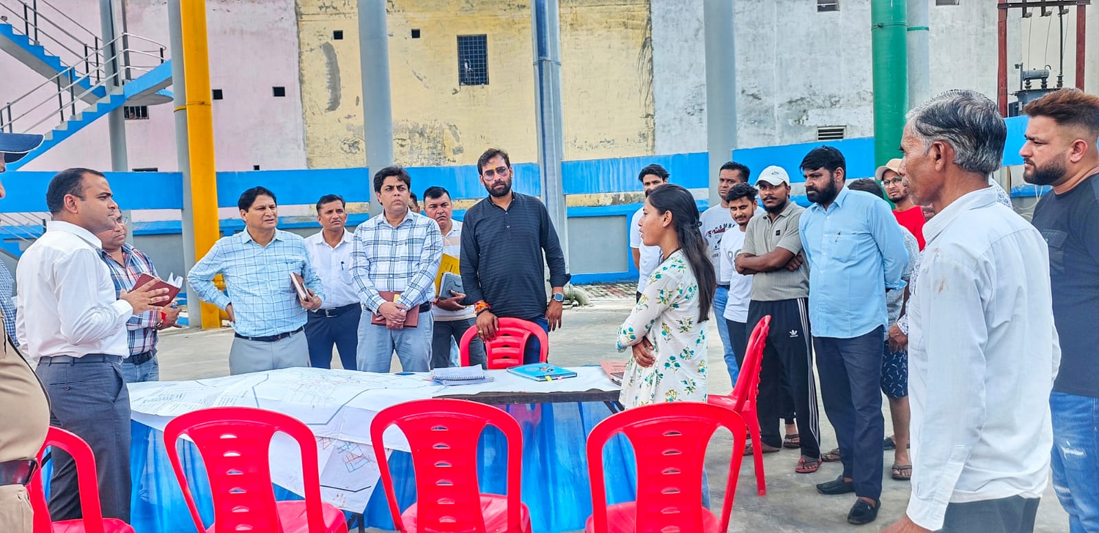 डीएम दीक्षित  ने किया रावली मेहदूद एवं जमालपुर कलां में संचालित पेयजल योजना का स्थलीय निरीक्षण